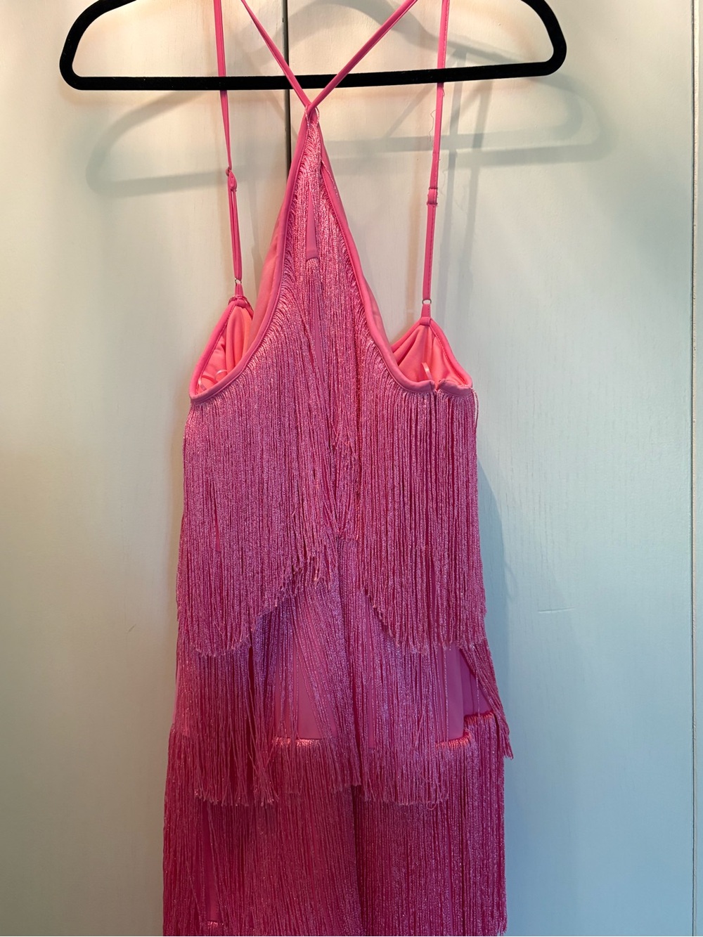 Show Me Your Mumu Hot Pink Fringe Dress - Picture 5 of 5